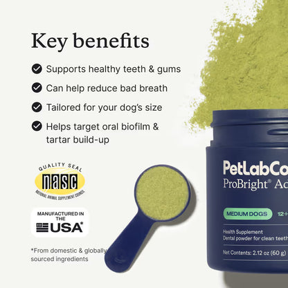 ProBright® Advanced dog dental powder