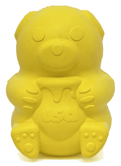 Honey Bear Durable Dog Treat Dispenser Toy
