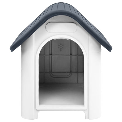 vidaXL Dog House Garden Dog Kennel Small Pet Cage Puppy Shelter Polypropylene